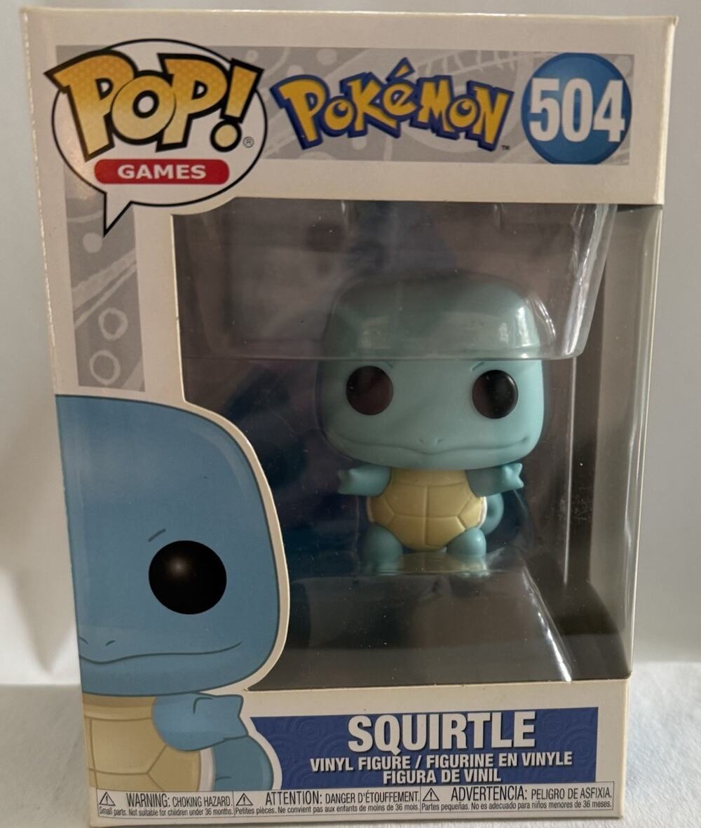 Squirtle Pokemon 504 Funko POP New In Box.